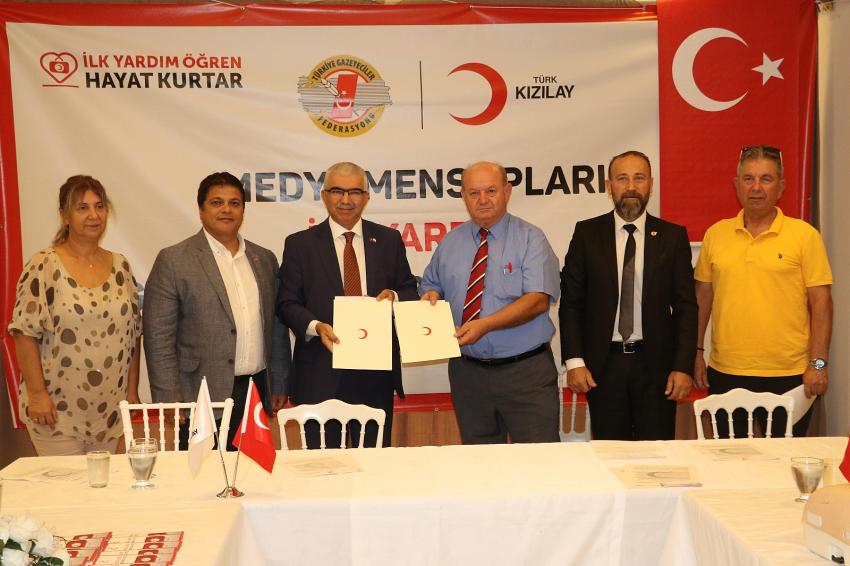 MEDYA MENSUPLARI İLK YARDIM BİLGİLENDİRME İŞBİRLİĞİ PROTOKOLÜ” ADANA’DA İMZALANDI
