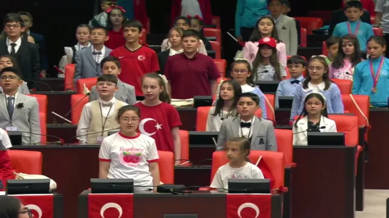 TBMM çocuklara emanet