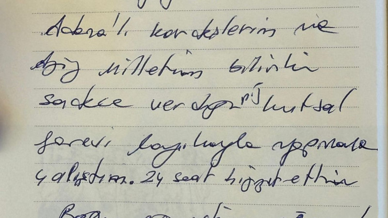 Başkan Karalar'dan mektup var; En kısa sürede özgürlükte buluşacağız